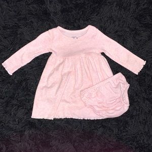 🎀3/$15 Infant Pink Dress w/ Bloomers
